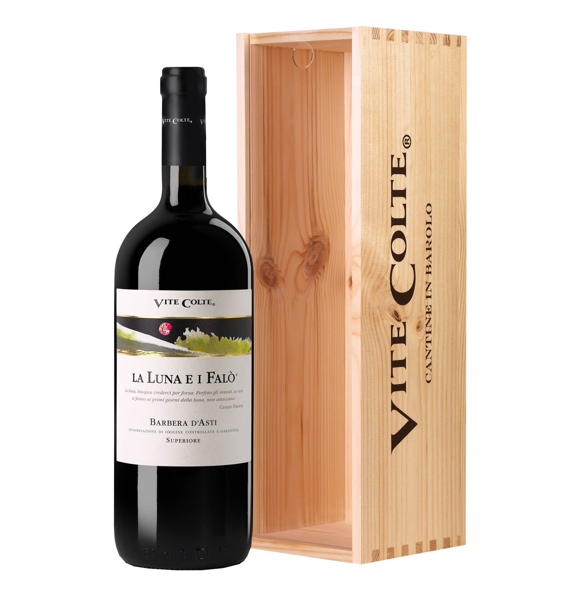 Barbera d'Asti Superiore DOCG 'La Luna e i Falò' 2021 Magnum - Vite Colte (cassetta di legno) - Astemyo