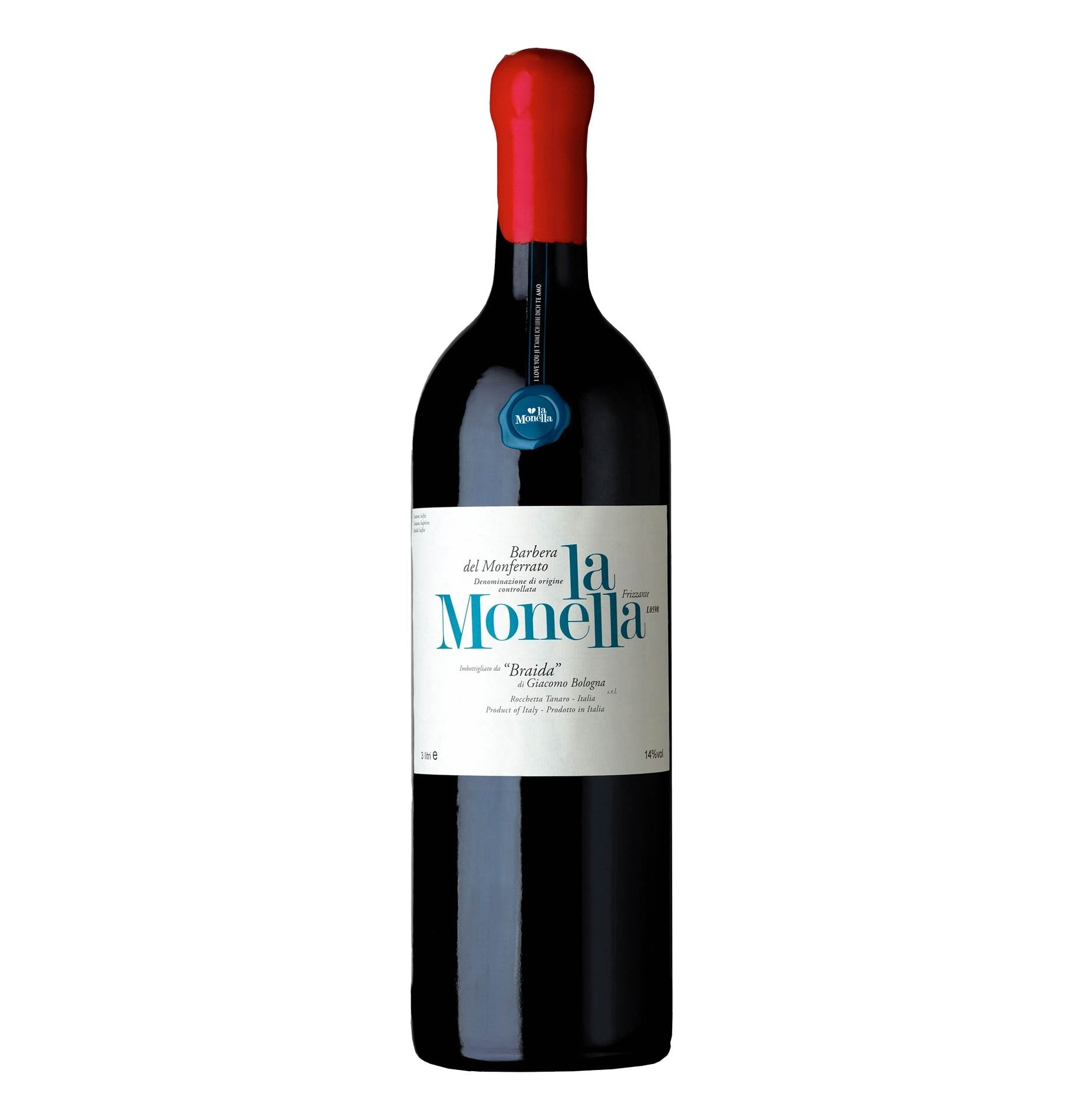 Barbera del Monferrato Frizzante DOC “La Monella” 2023 Jéroboam - Braida di Giacomo Bologna - Astemyo