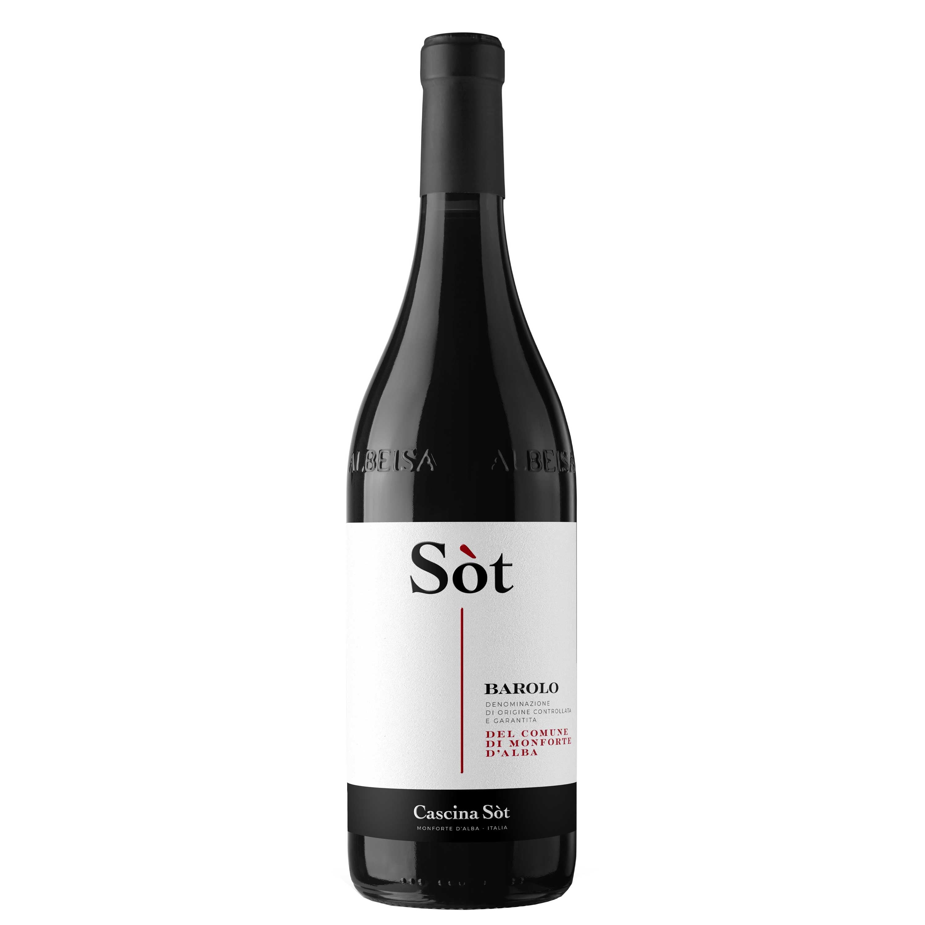 Barolo del Comune di Monforte d'Alba DOCG 2020 - Cascina Sòt - Astemyo