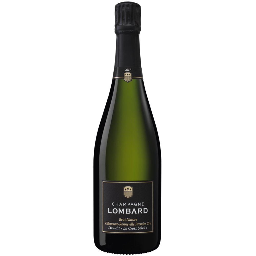 Champagne Blanc de Blancs Brut Nature Villeneuve-Renneville 1er Cru Lieu Dit “La Croix Soleil” 2017 - Lombard - Astemyo