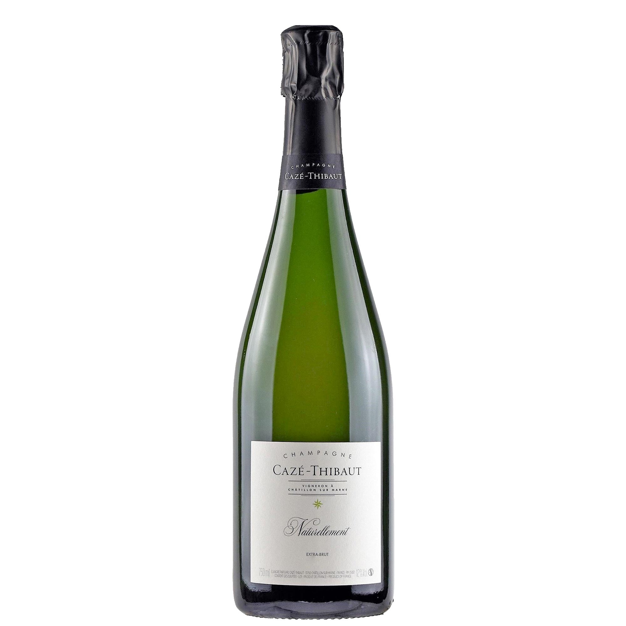 Champagne Blanc de Noirs Extra Brut 'Naturellement' - Cazé-Thibaut - Astemyo