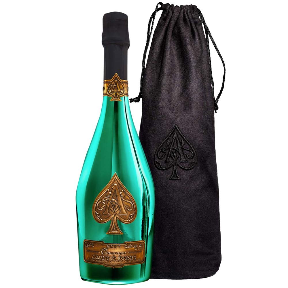 Champagne Brut 'Green' - Armand de Brignac (velvet bag) - Astemyo