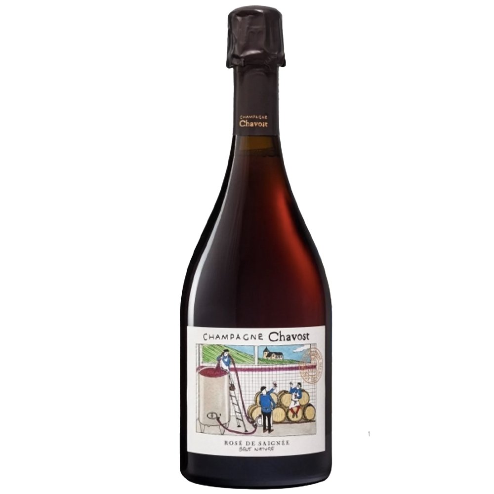 Champagne Brut Nature Rosé de Saignée - Chavost - Astemyo