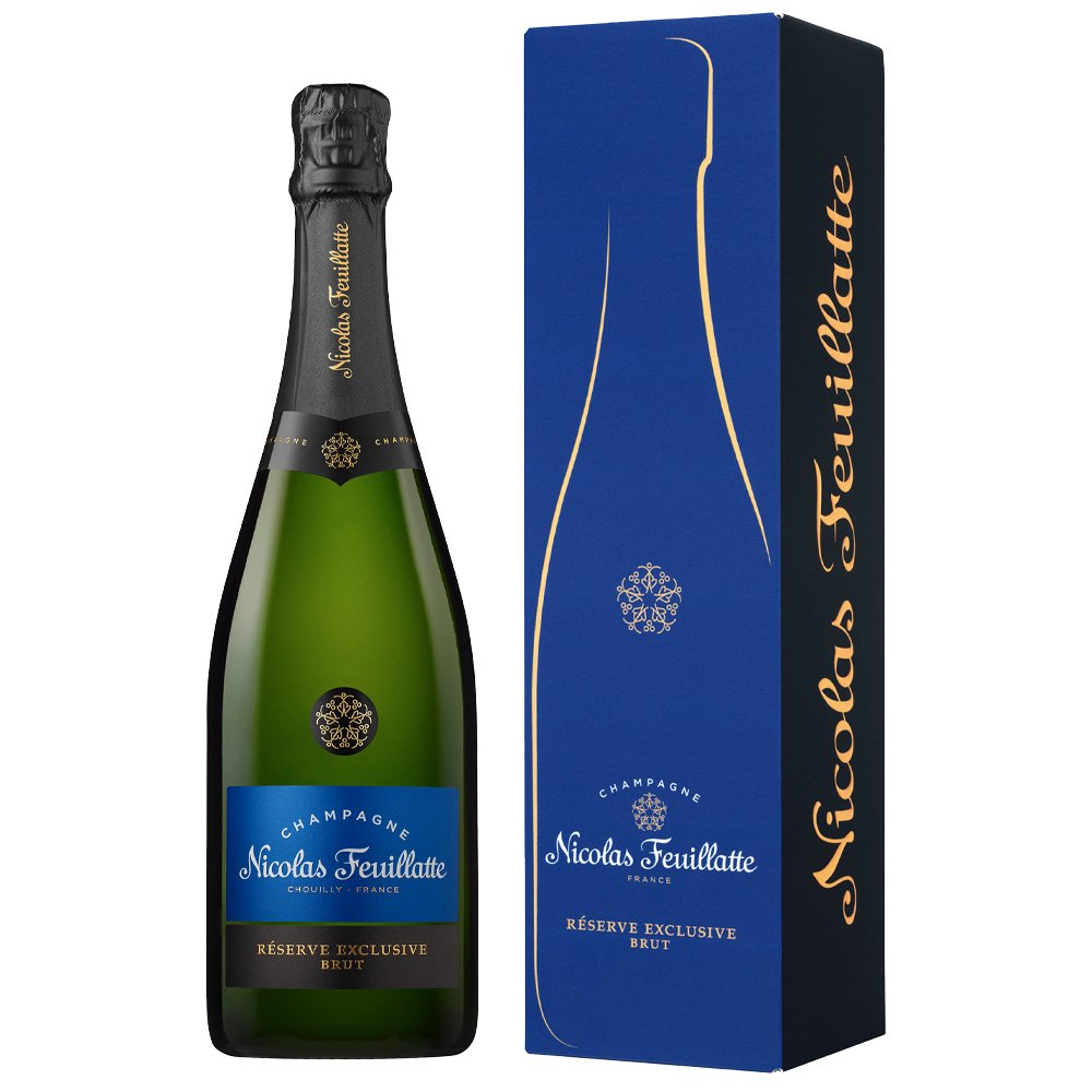 Champagne Brut Réserve Exclusive - Nicolas Feuillatte (astuccio) - Astemyo