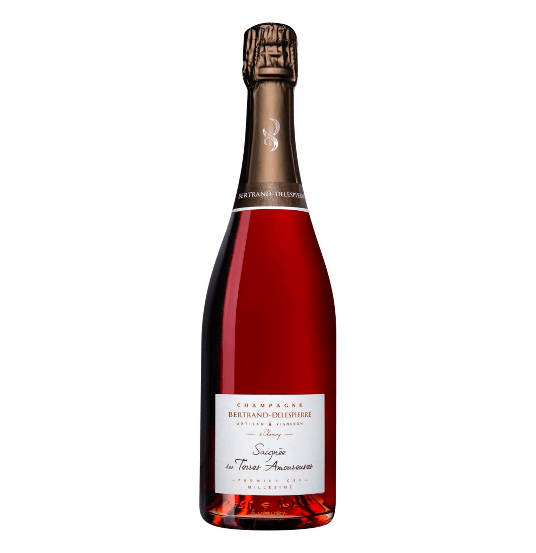 Champagne Brut Rosé Premier Cru AOC 'Saignée des Terres Amourses' 2014 - Bertrand-Delespierre - Astemyo