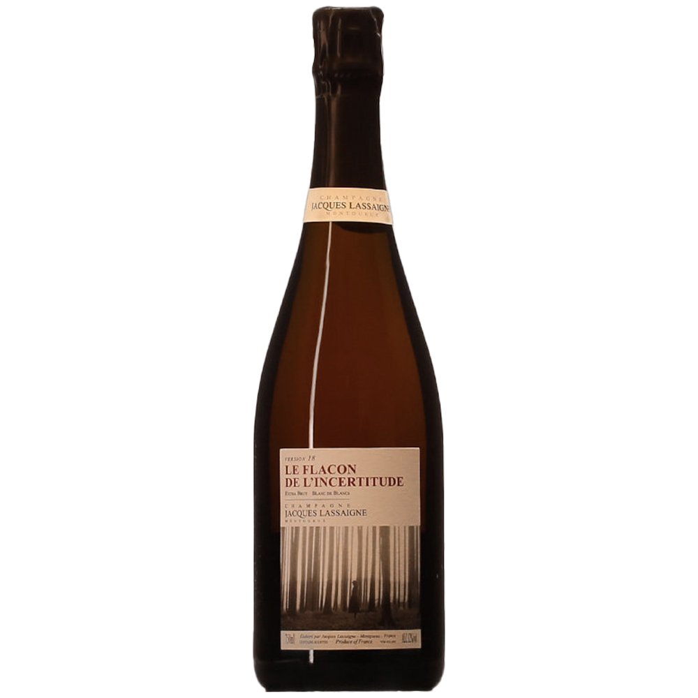 Champagne Extra Brut Blanc de Blanc 'Le Flacon de l’Incertitude' - Jacques Lassaigne - Astemyo