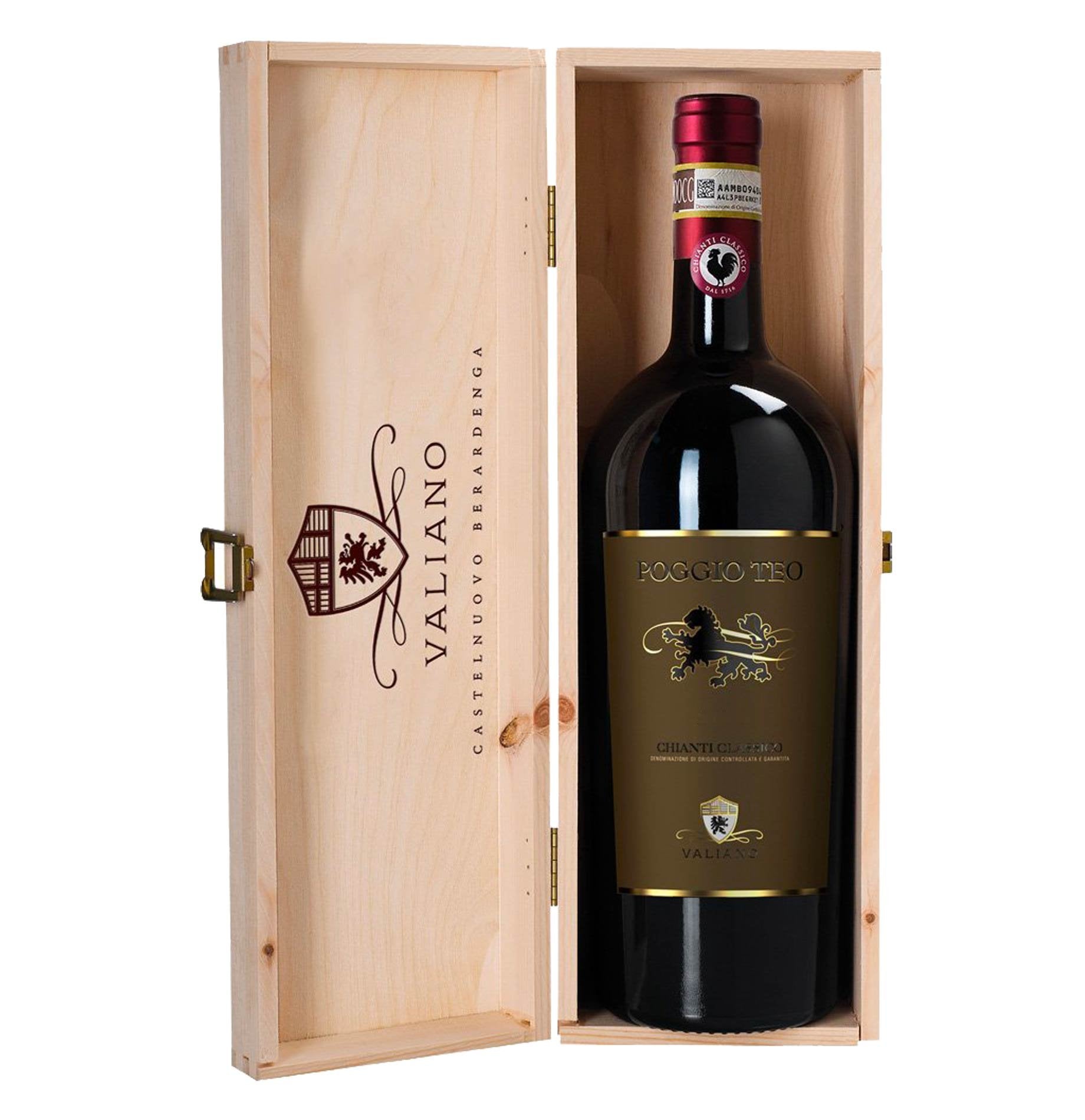 Chianti Classico Riserva DOCG 'Poggio Teo' Magnum 2021 - Valiano (cassetta di legno) - Astemyo
