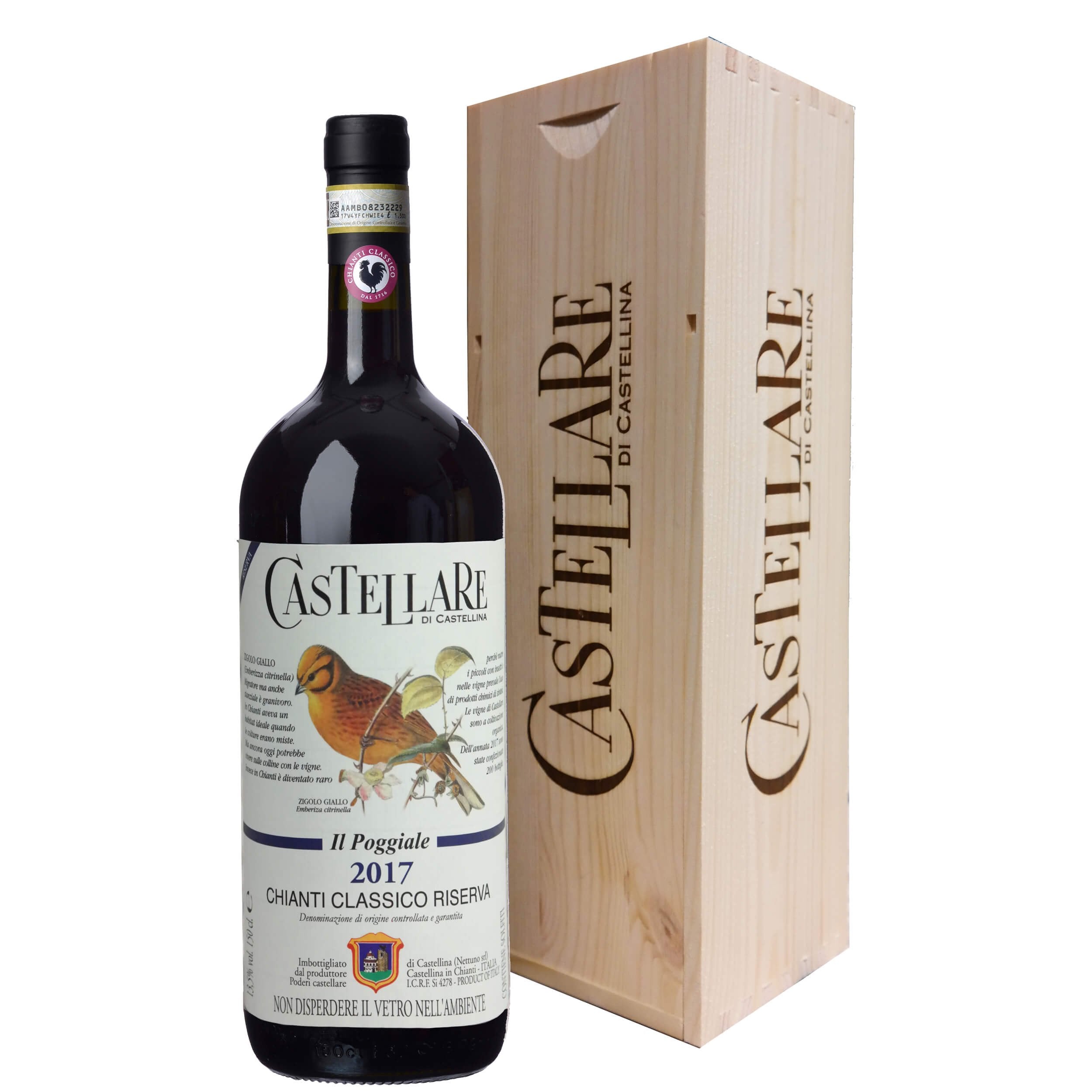Chianti Classico Riserva 'Il Poggiale' 2021 Magnum - Castellare di Castellina (cassa di legno) - Astemyo