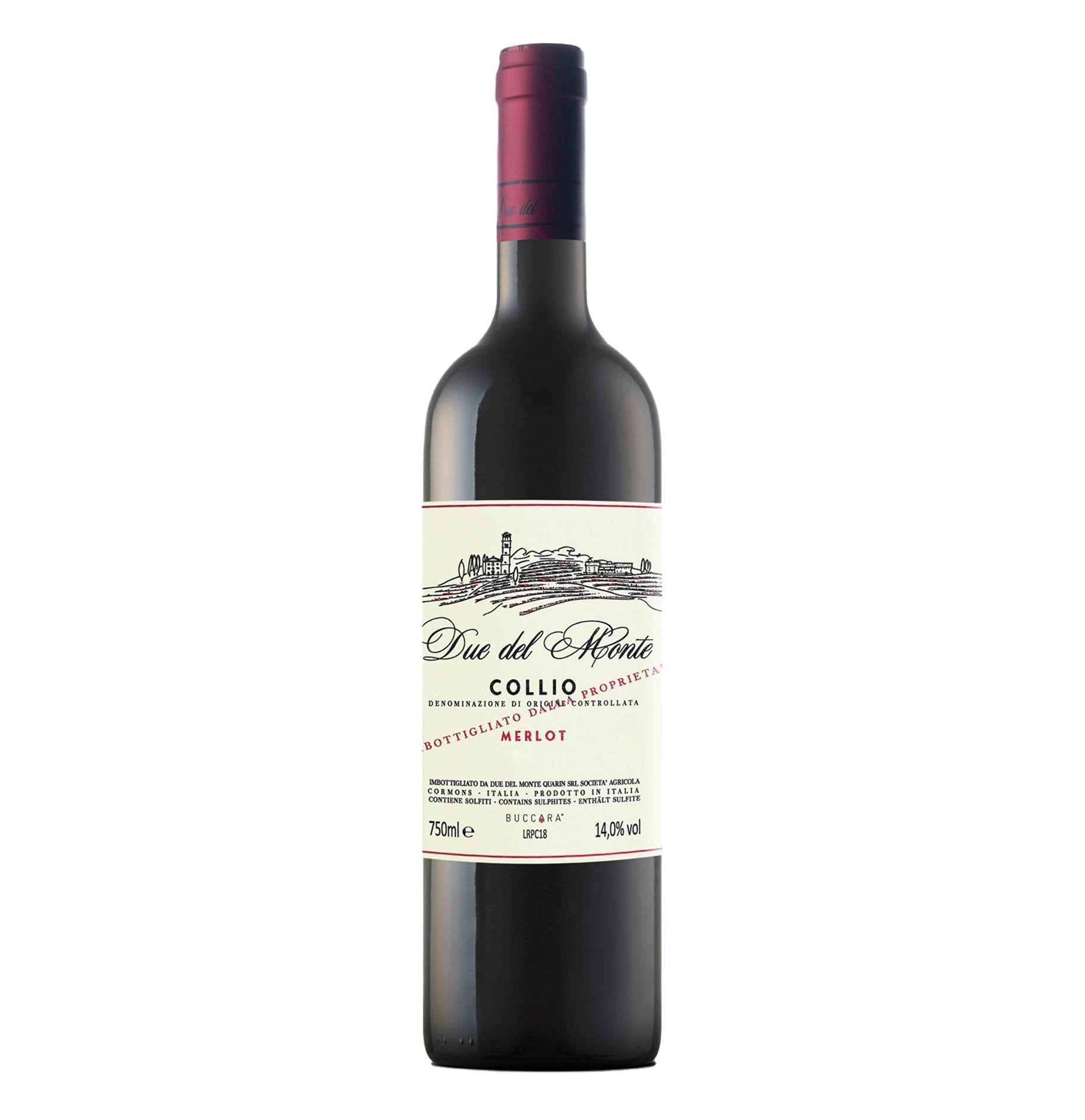 Collio Merlot DOC 2019 - Due del Monte - Astemyo