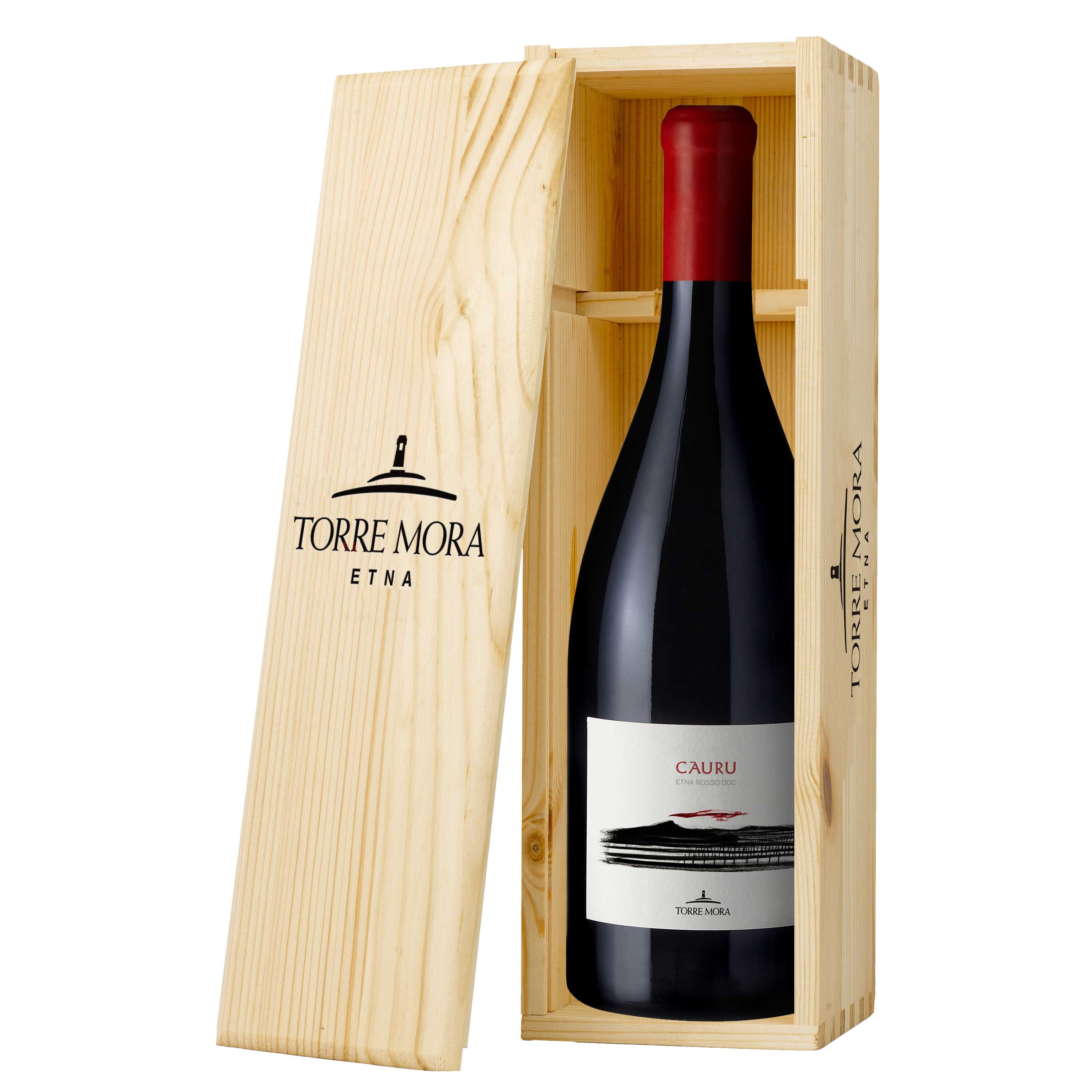 Etna Rosso DOC 'Cauru' 2022 Magnum - Torre Mora (cassetta di legno) - Astemyo