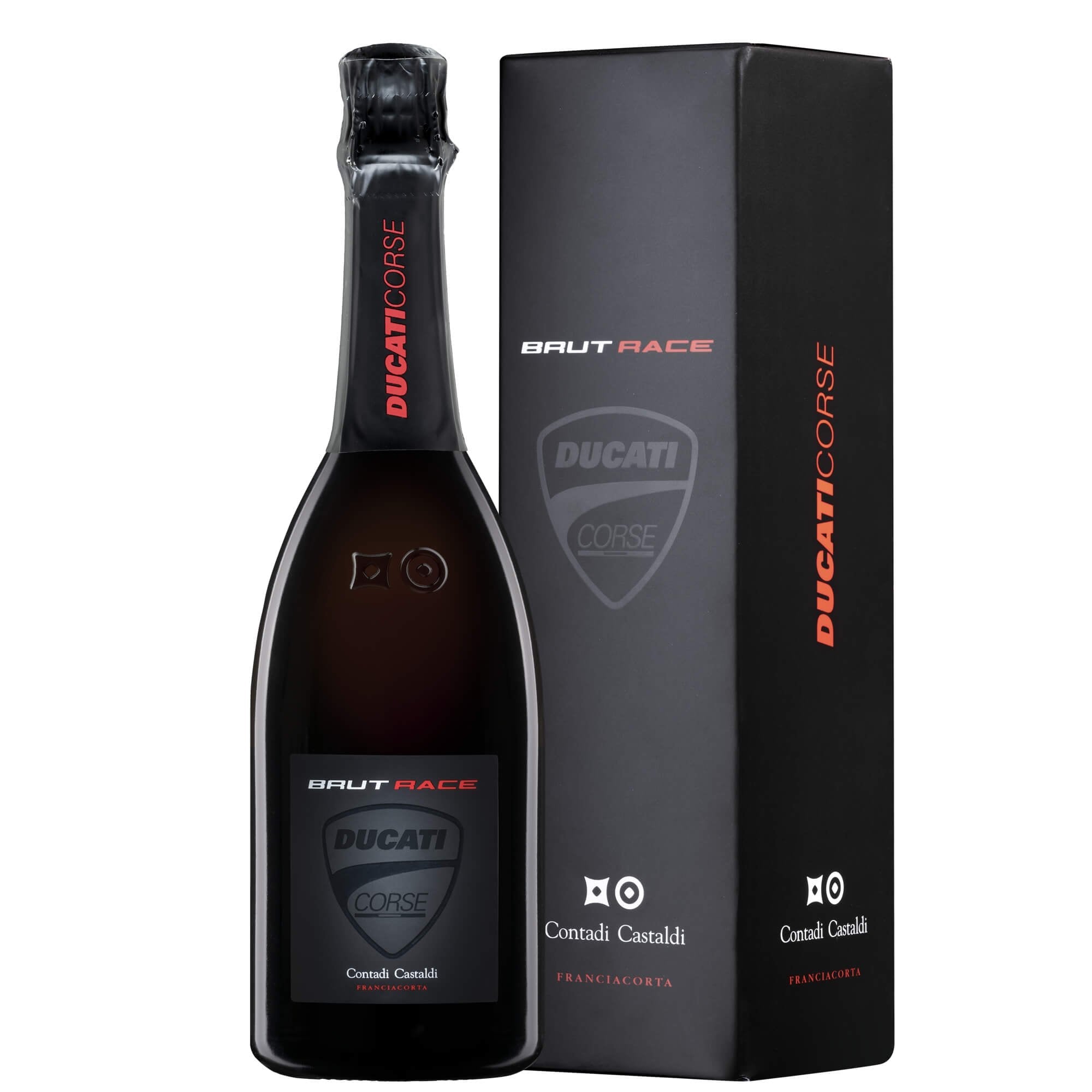 Franciacorta Brut DOCG 'Brut Race - Ducati Corse' - Contadi Castaldi (astuccio) - Astemyo