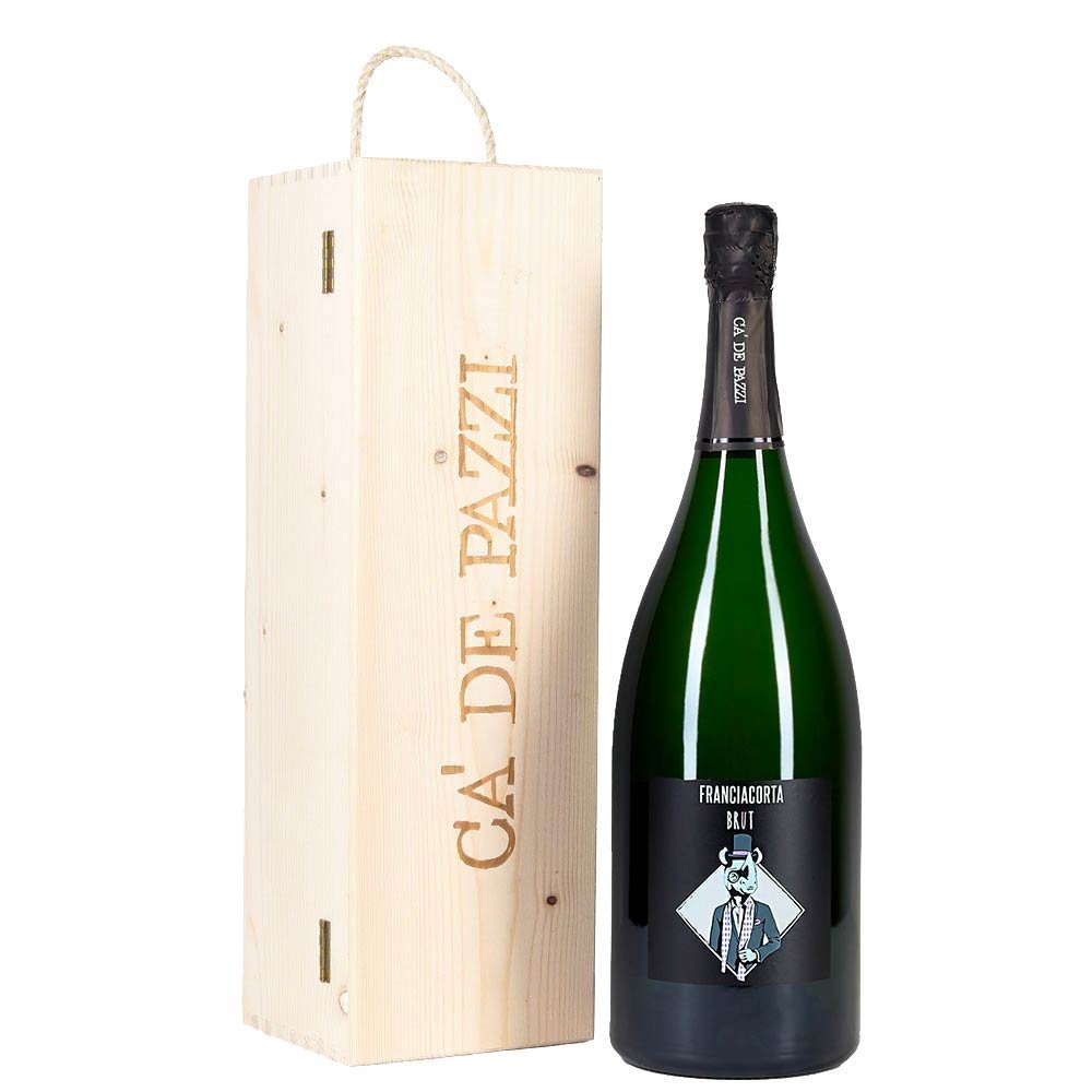 Franciacorta Brut Docg Magnum I Cà de Pazzi (cassetta di legno) - Astemyo