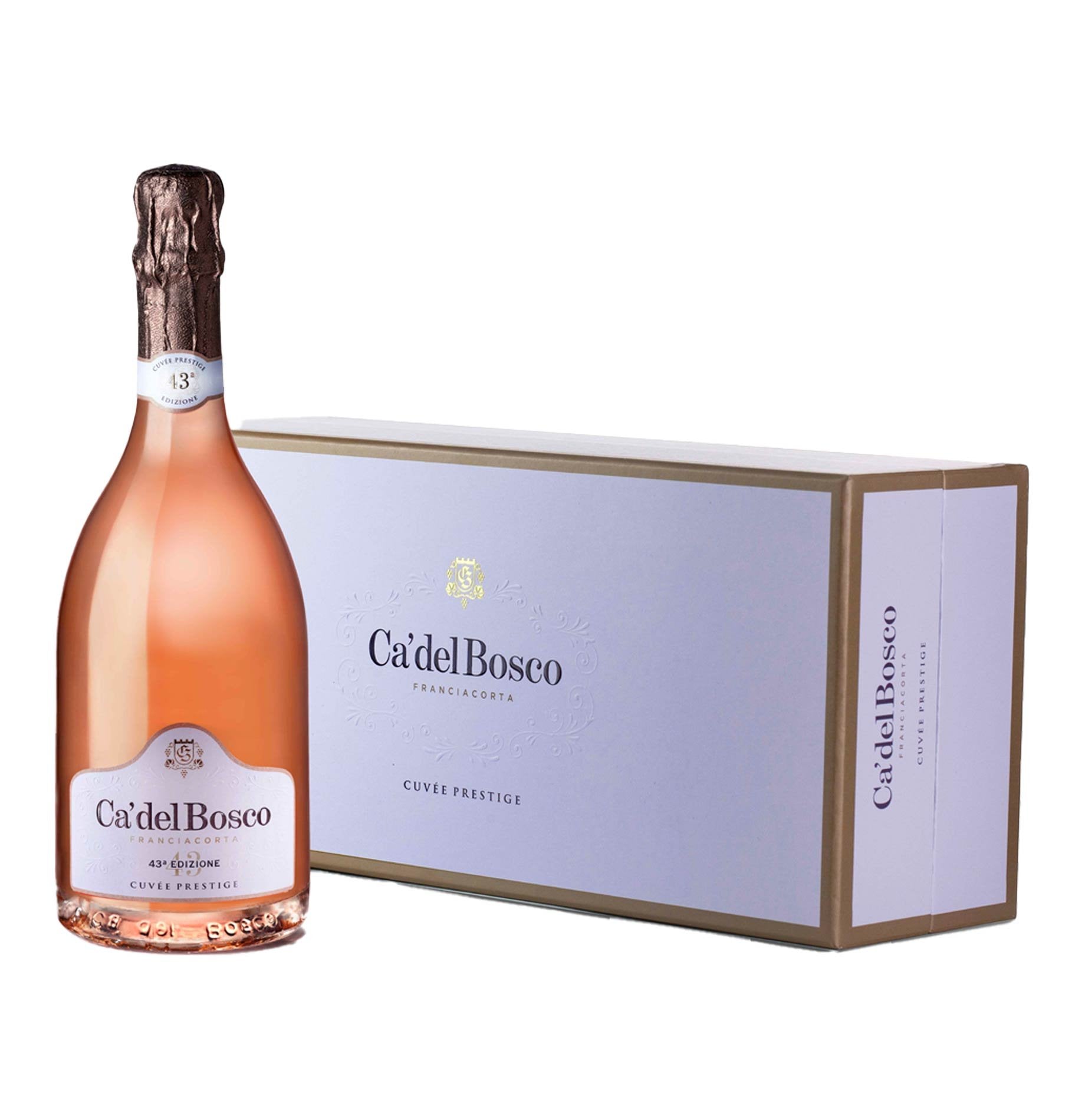 Franciacorta Rosé DOCG “Cuvée Prestige” Edizione 47 - Ca' Del Bosco (astuccio) - Astemyo