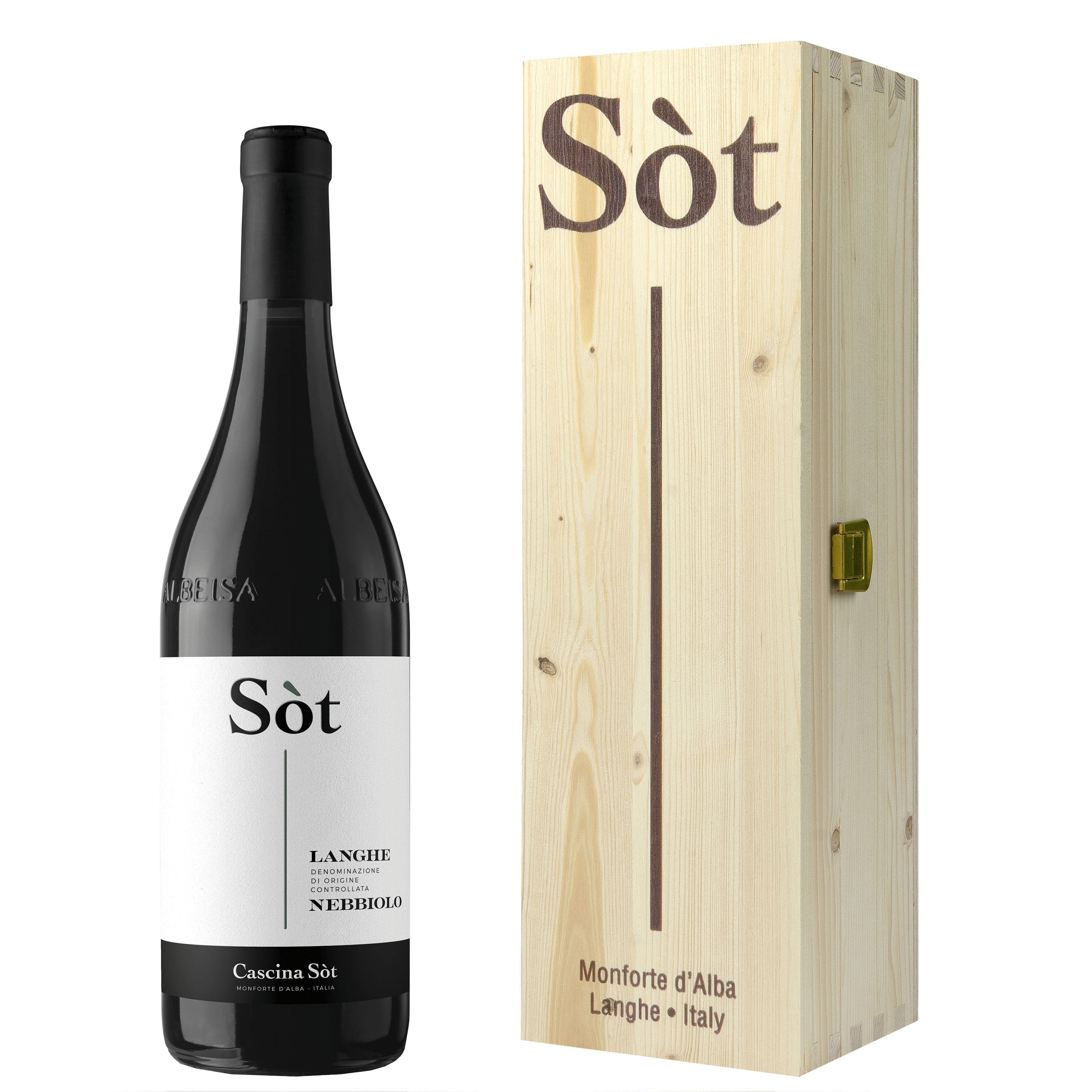 Langhe Nebbiolo DOC 2022 - Cascina Sòt (cassetta di legno) - Astemyo