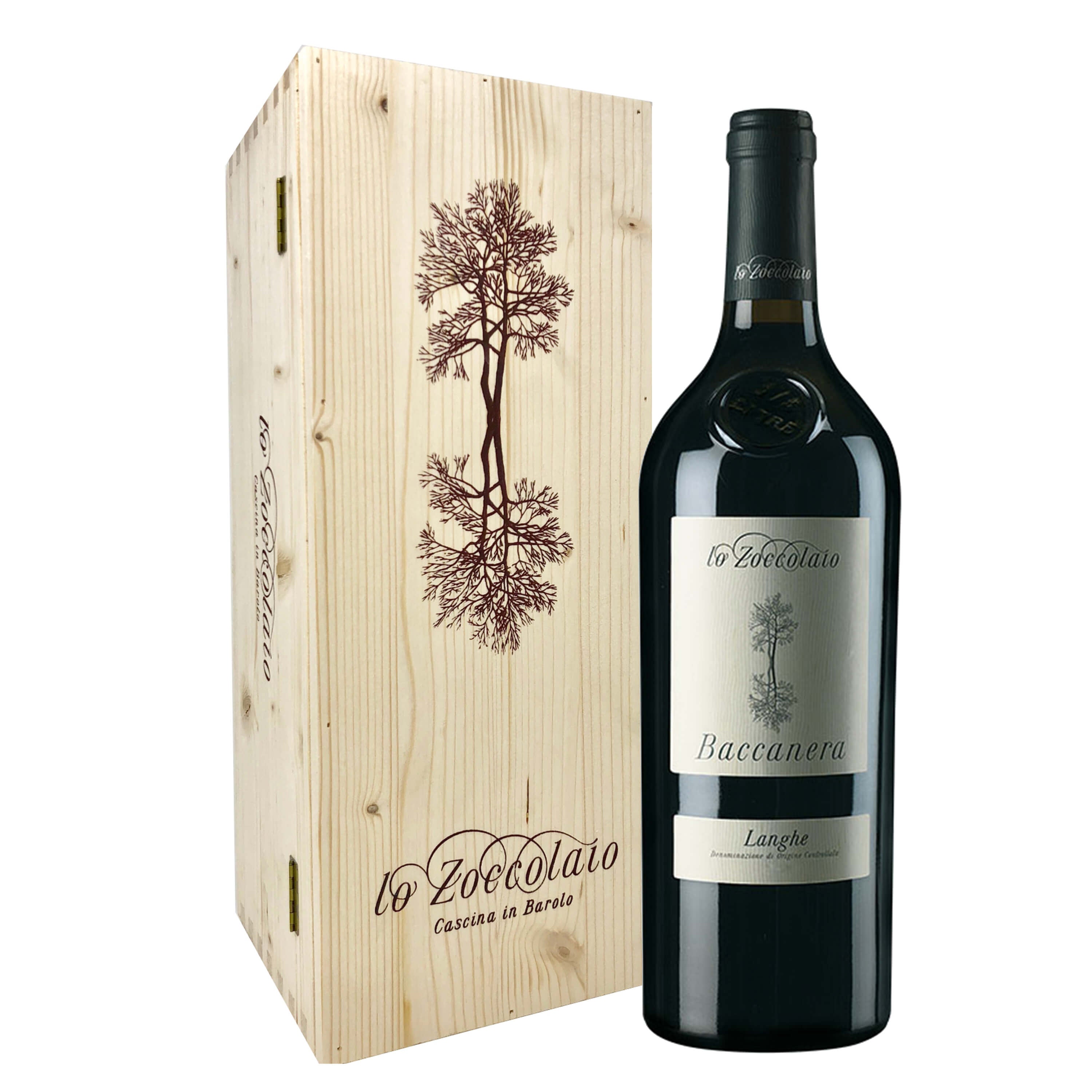 Langhe Rosso DOC 'Baccanera' 2021 Magnum - Lo Zoccolaio (cassetta di legno) - Astemyo