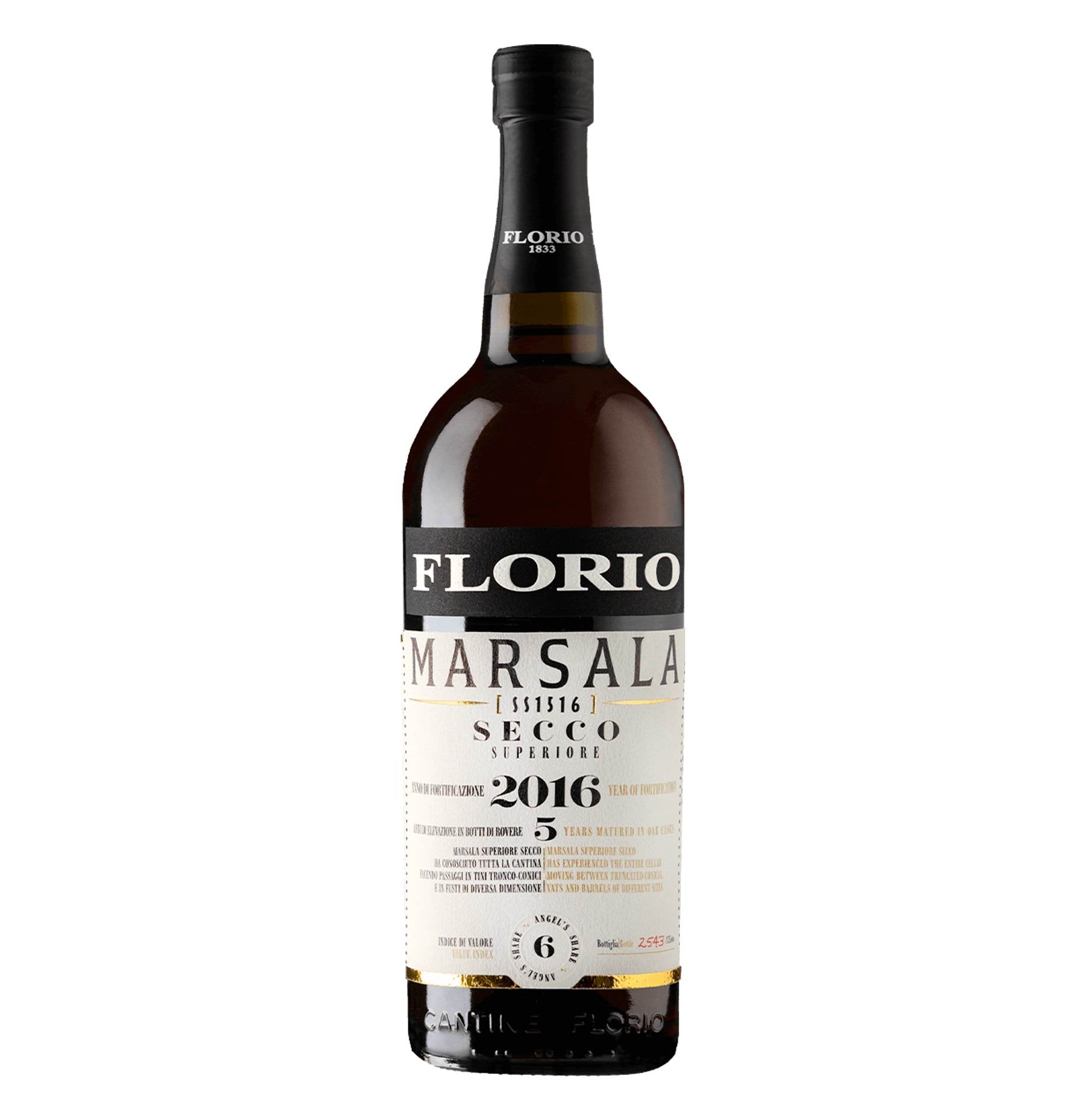Marsala Secco Superiore DOC 2016 - Florio - Astemyo