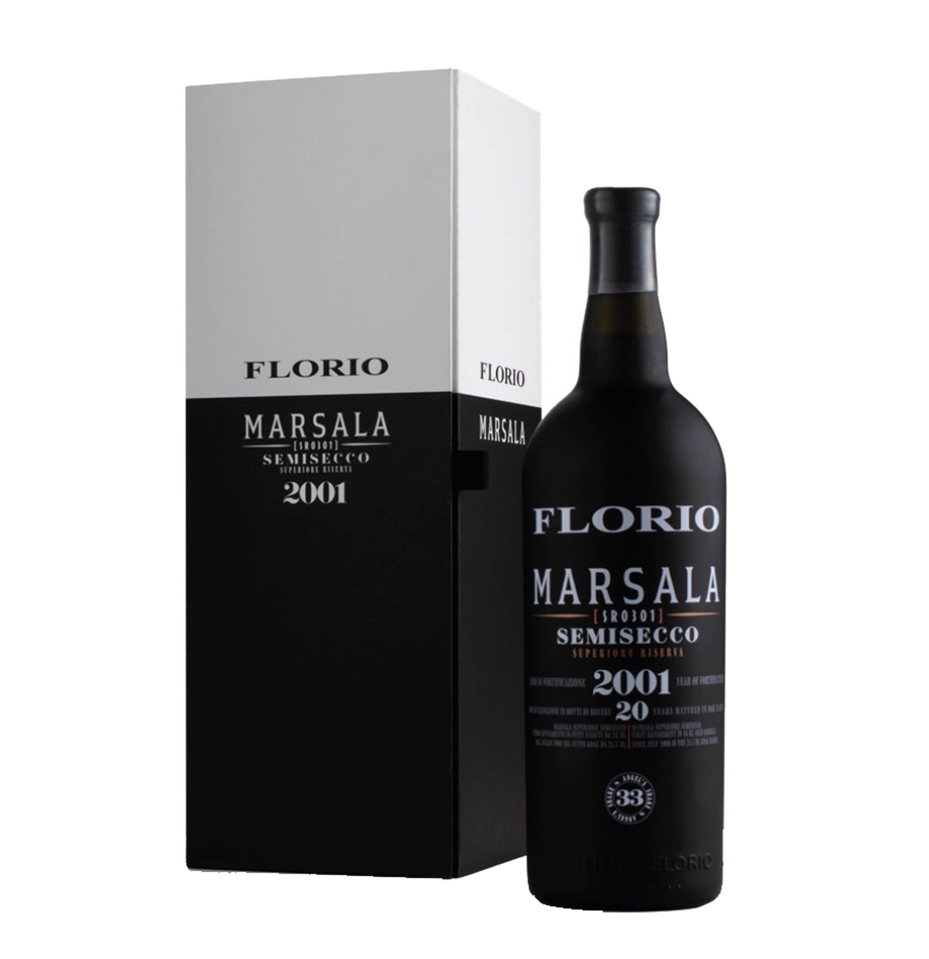Marsala Superiore Riserva Semisecco DOC 2001 - Florio (astuccio) - Astemyo