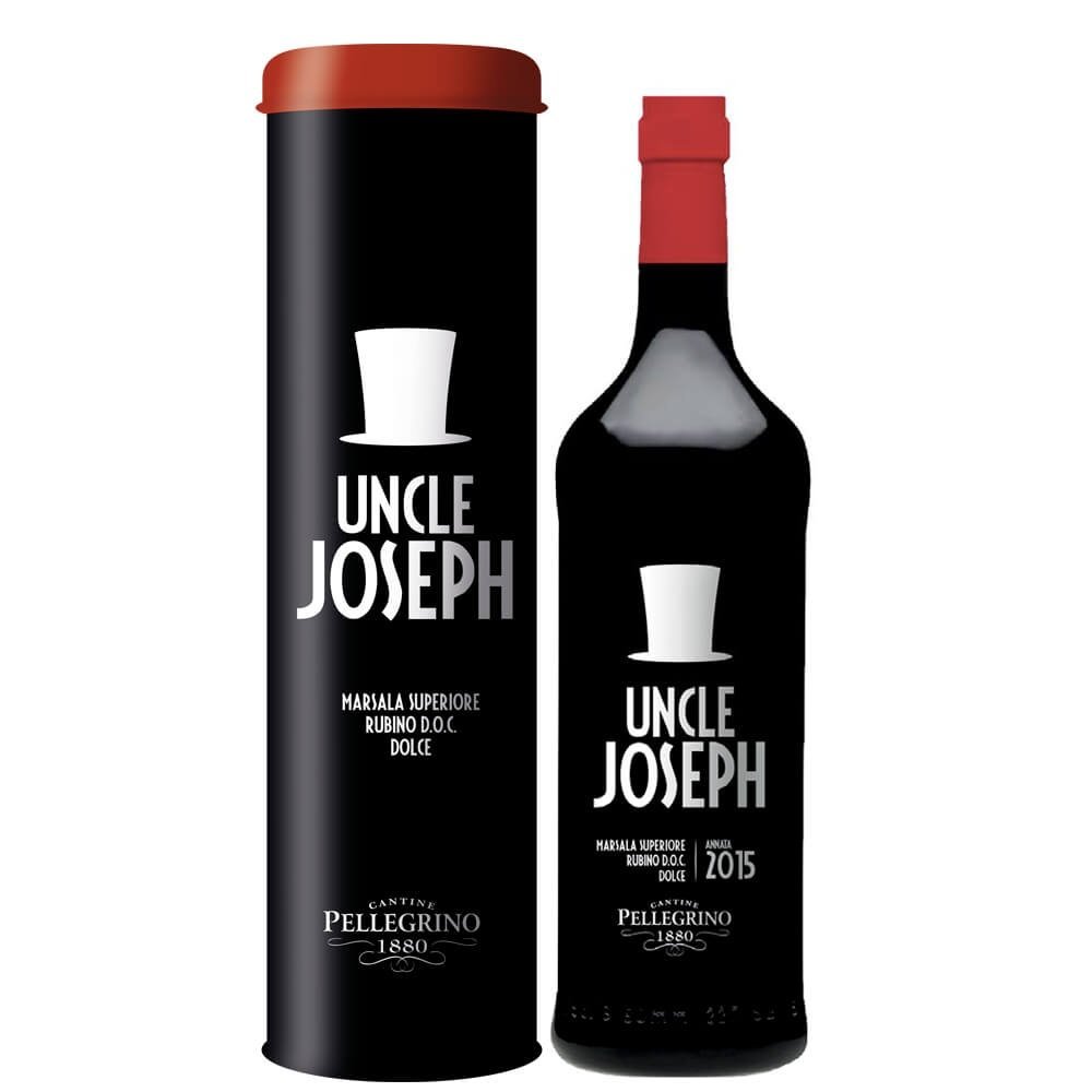 Marsala Superiore Rubino Dolce DOC 'Uncle Joseph' 2016 - Cantine Pellegrino 1880 (tubo in latta) - Astemyo