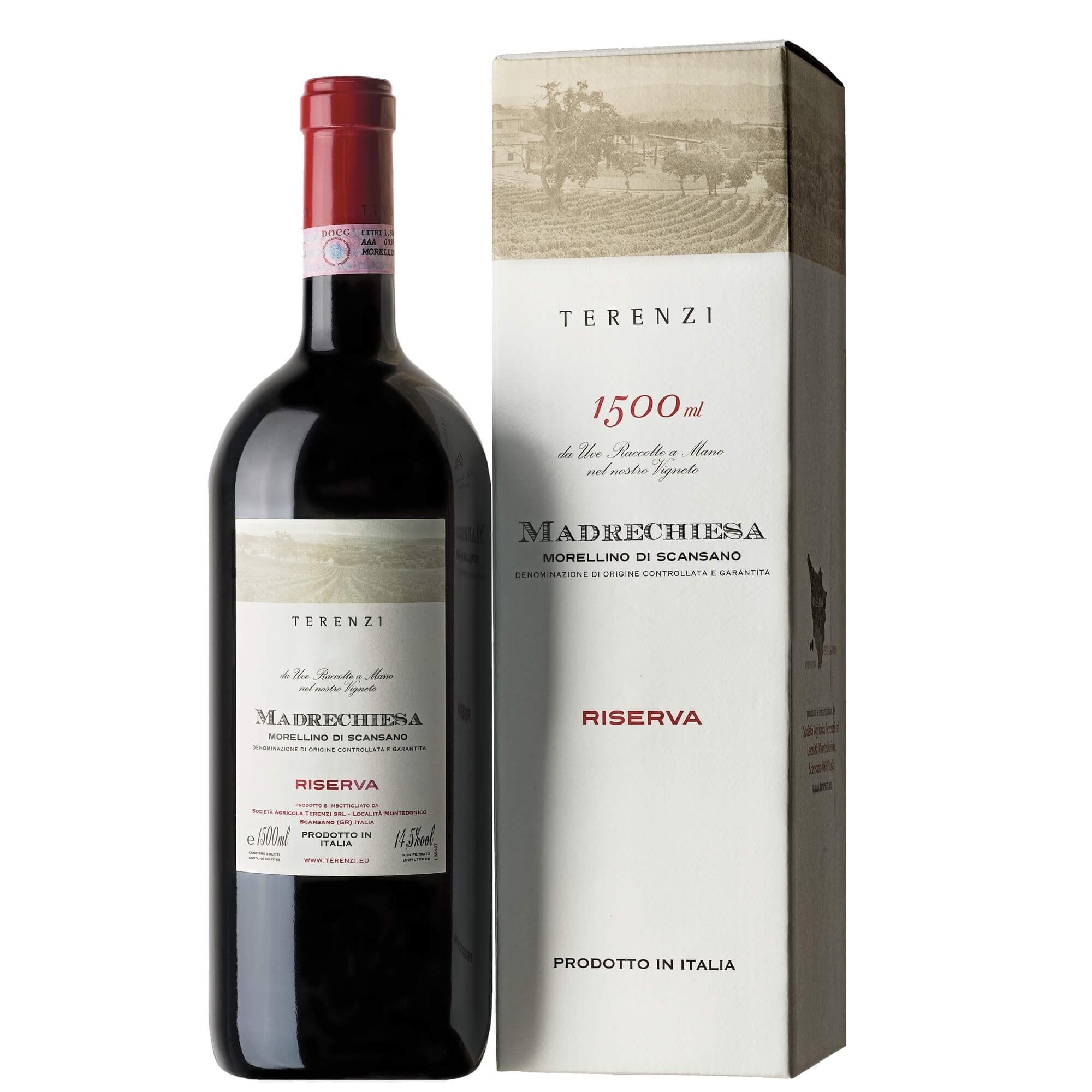 Morellino di Scansano Riserva DOCG 'Madrechiesa' 2020 Magnum - Terenzi (astuccio) - Astemyo