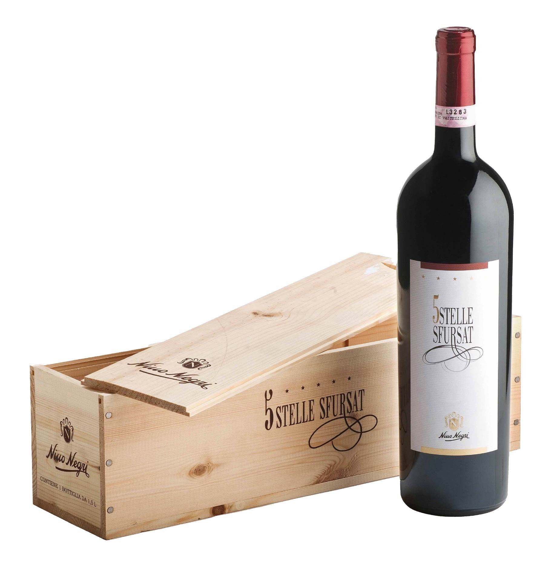 Sfursat di Valtellina '5 Stelle' 2021 Magnum - Nino Negri (cassetta legno) - Astemyo