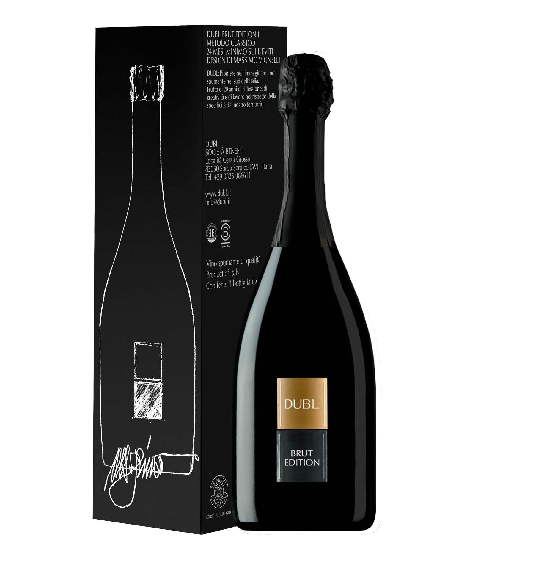 Spumante Brut Metodo Classico 'Edition III' - DUBL (astuccio) - Astemyo