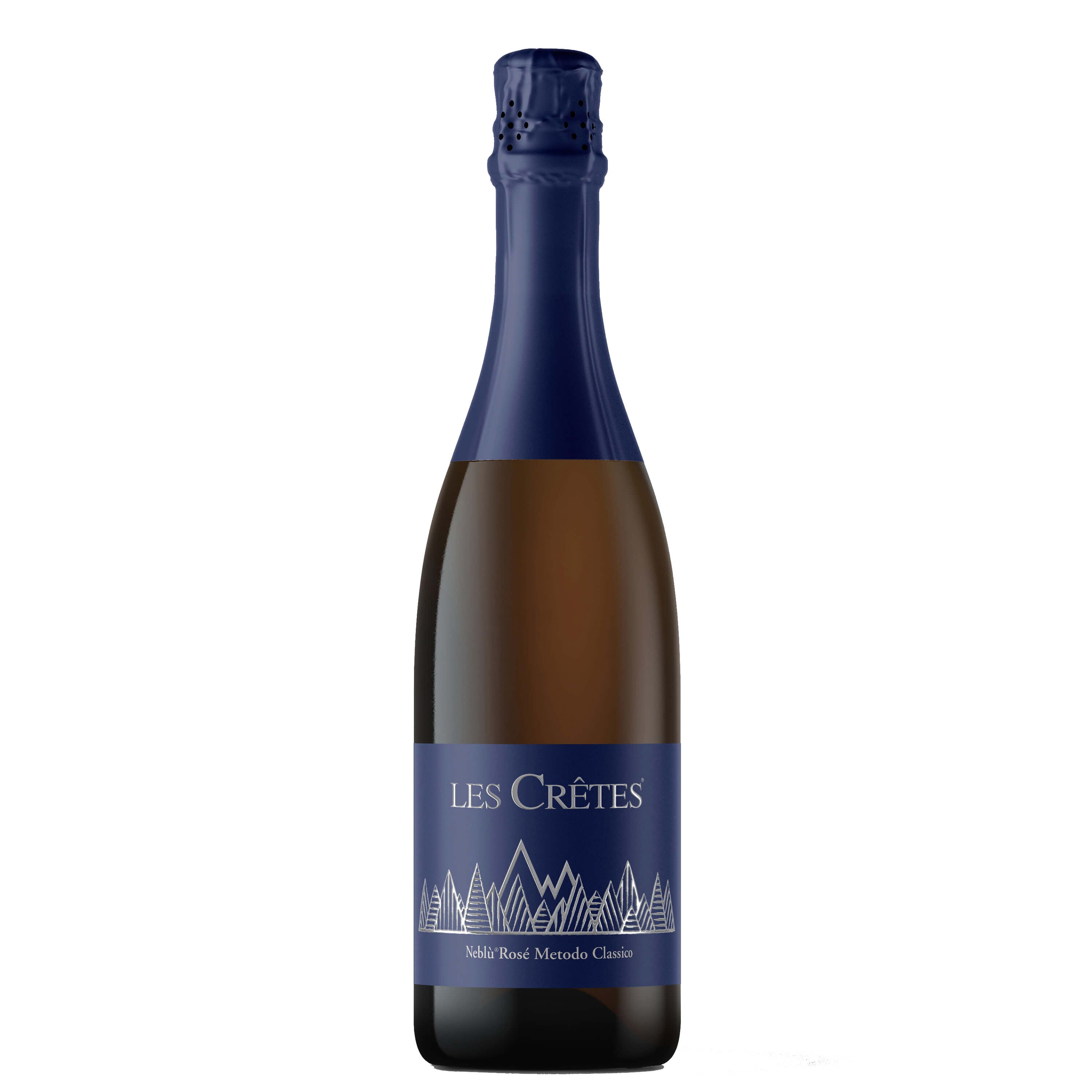 Spumante Brut Rosé Metodo Classico “Neblù” - Les Crêtes - Astemyo