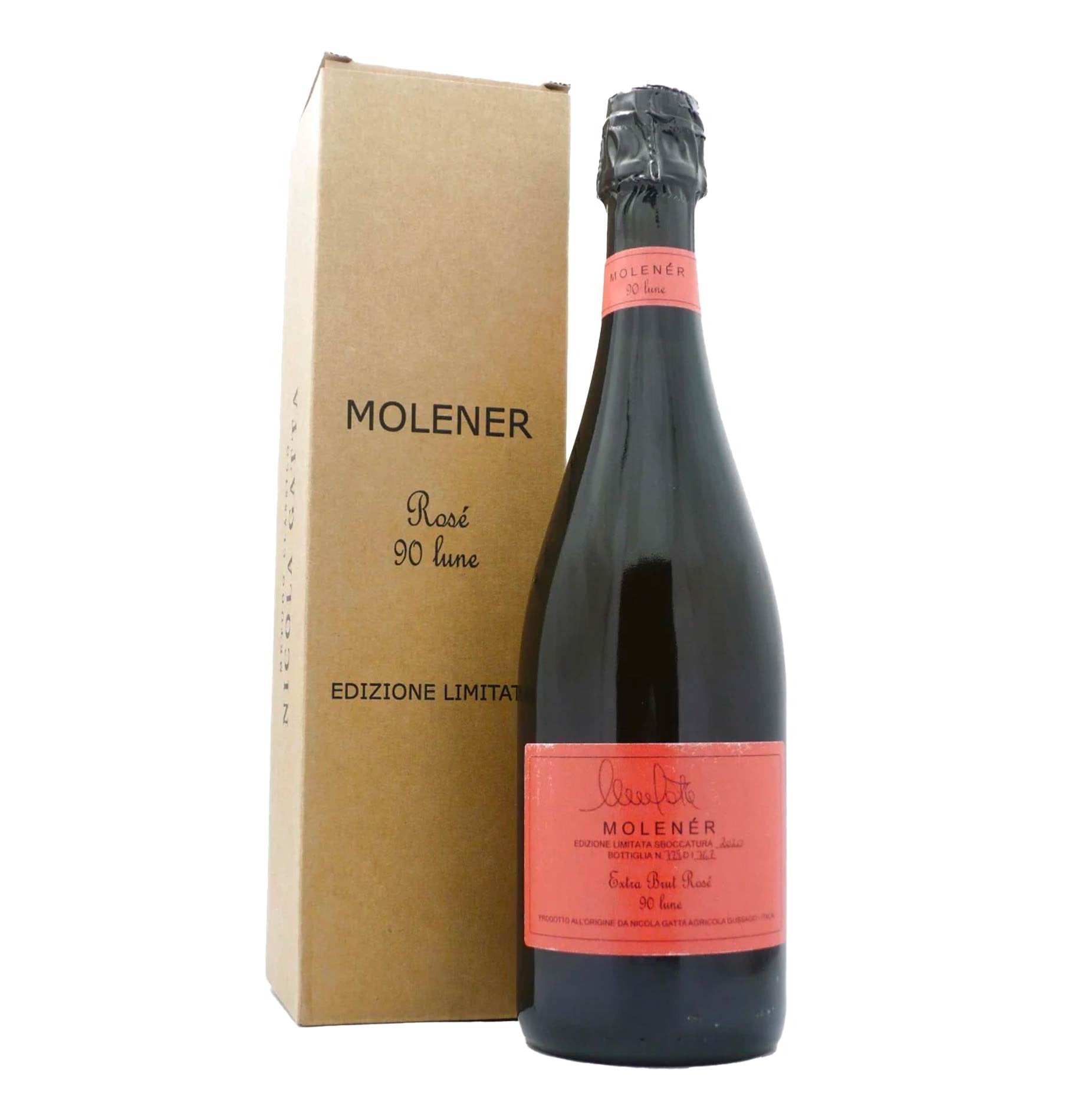 Spumante Metodo Classico Extra Brut 'Molenér Rosé 90 Lune' Riserva - Nicola Gatta (astucciato) - Astemyo