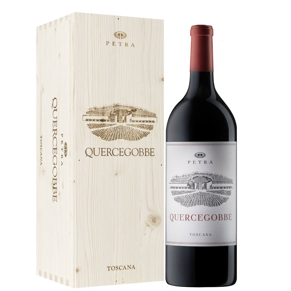 Toscana Merlot IGT 'Quercegobbe' 2022 Magnum - Petra (cassetta di legno) - Astemyo