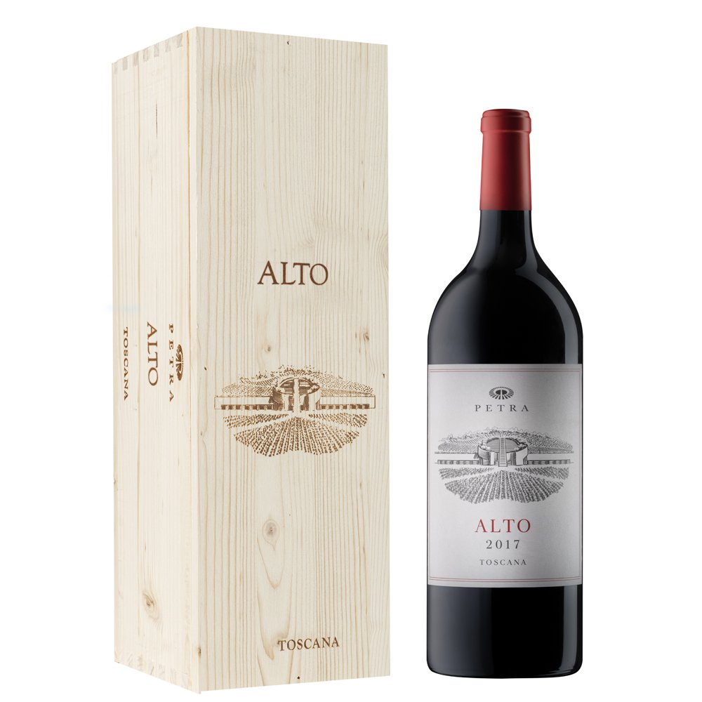 Toscana Sangiovese IGT “Alto” 2021 Magnum - Petra (Cassetta di legno) - Astemyo