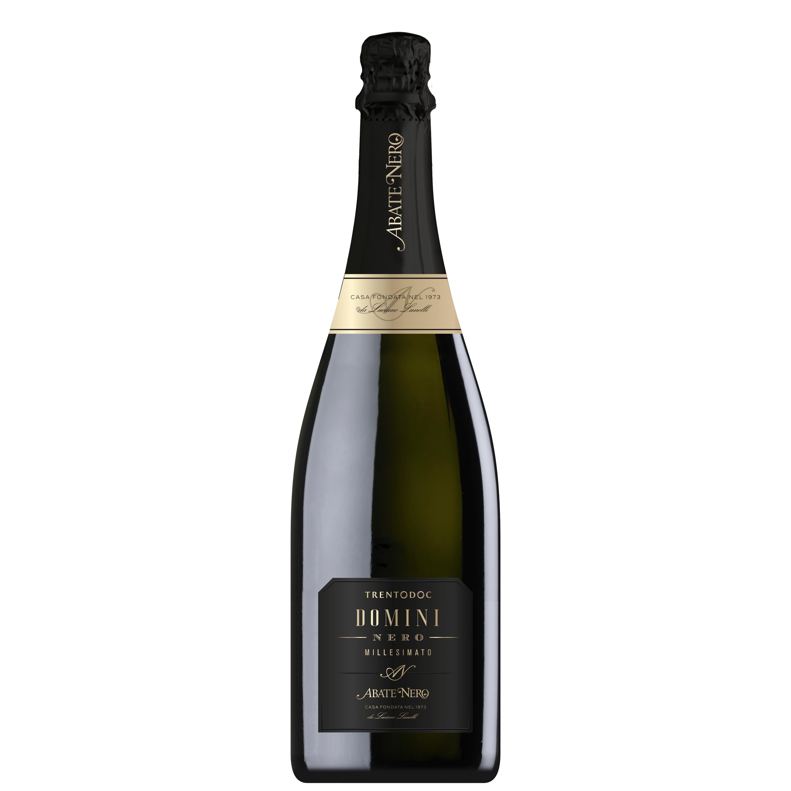 Trento Brut DOC “Domini Nero” 2019 - Abate Nero - Astemyo