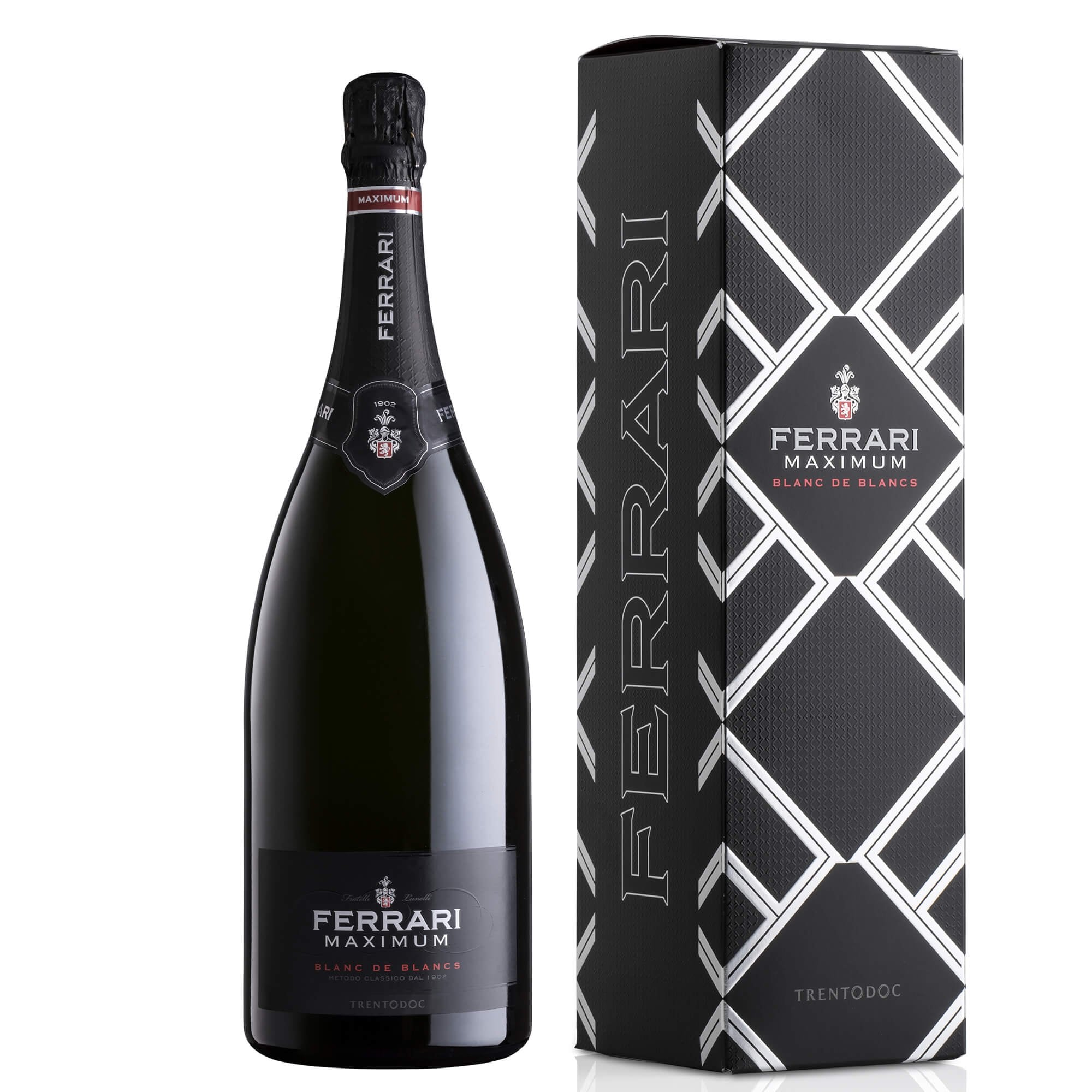 Trento DOC 'Maximum Blanc de Blancs' Magnum - Ferrari (astuccio) - Astemyo