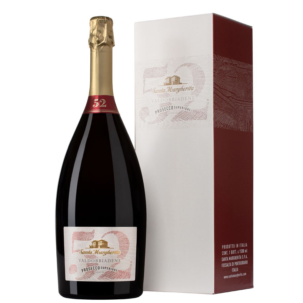 Valdobbiadene Prosecco Superiore Brut DOCG '52' 2023 Magnum - Santa Margherita (astuccio) - Astemyo