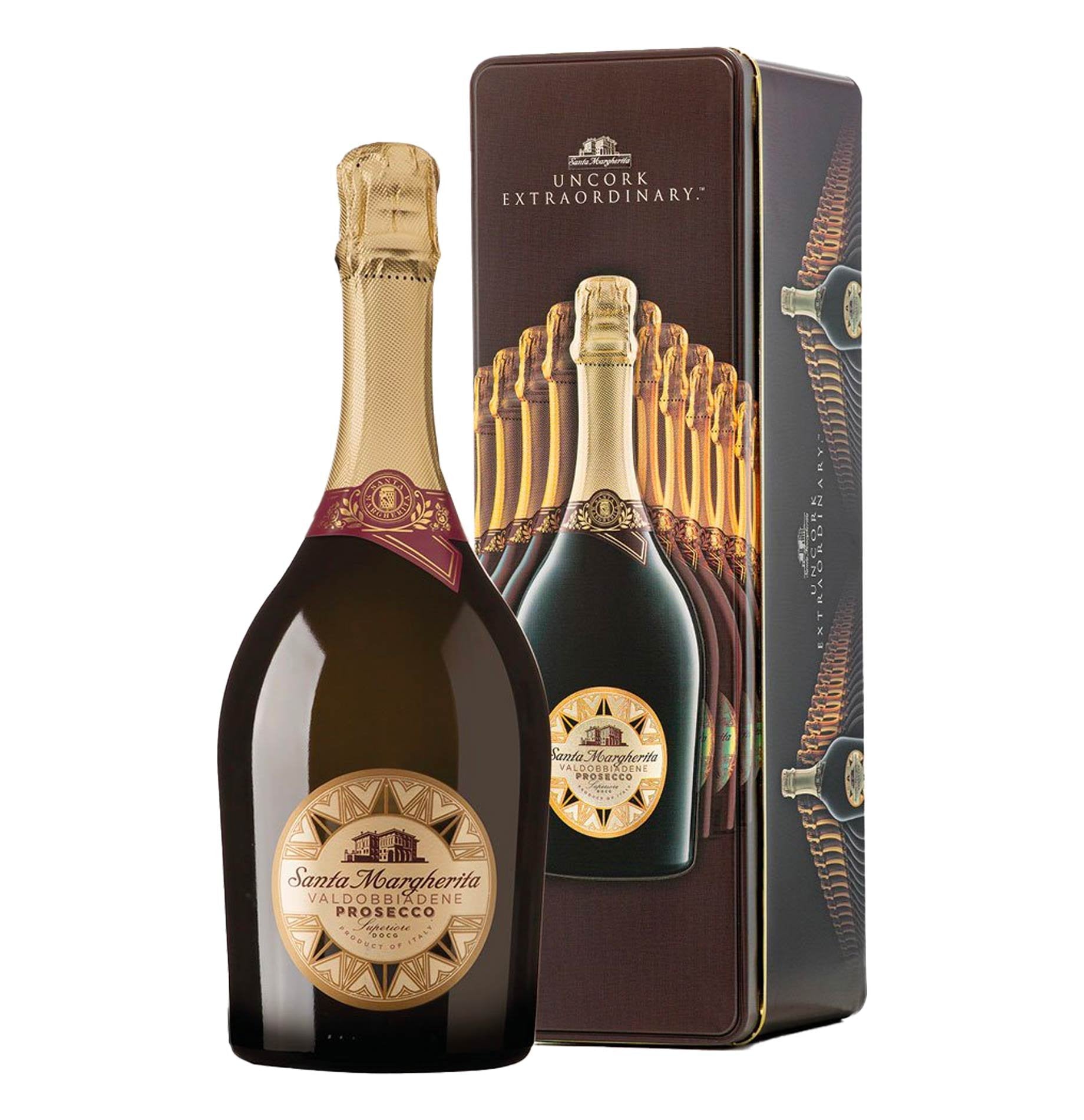 Valdobbiadene Prosecco Superiore Brut DOCG - Santa Margherita (astuccio in latta) - Astemyo