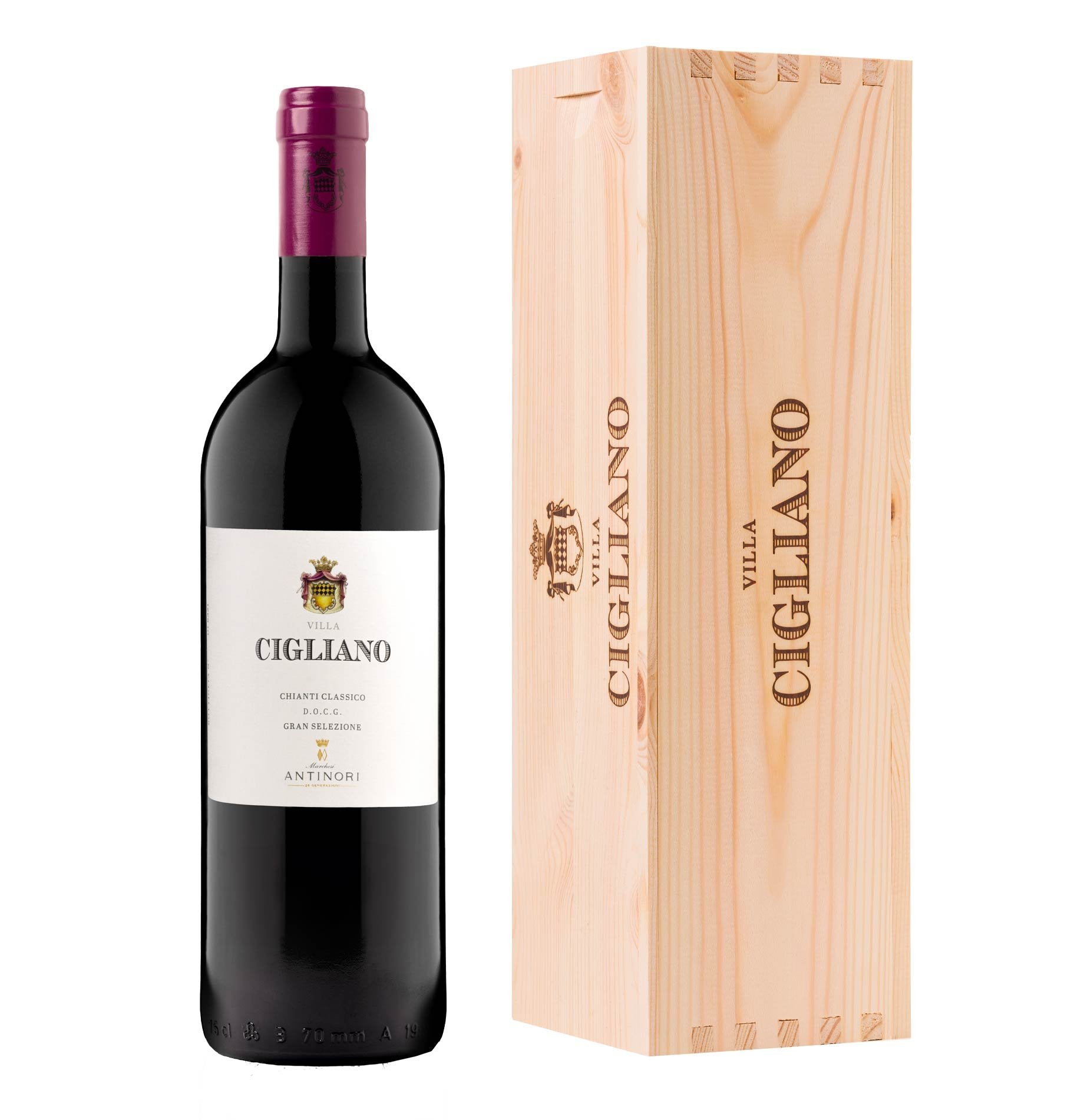 Chianti Classico Gran Selezione DOCG “Villa Cigliano” 2021 - Antinori (cassetta in legno) - Astemyo